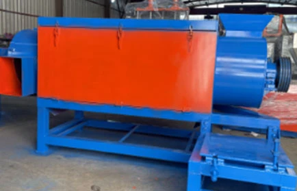 Horizontal dewatering machine