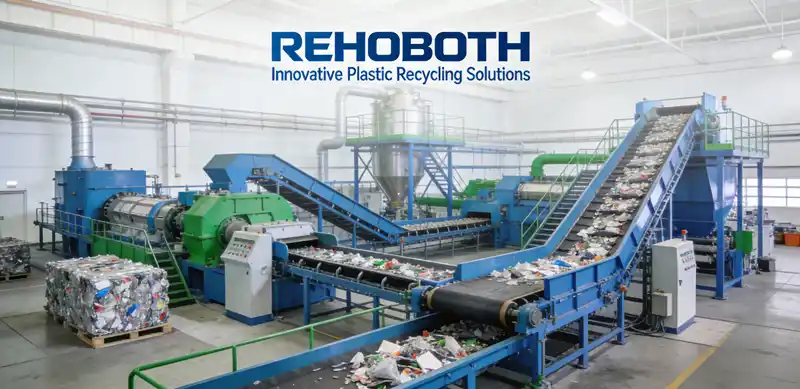 REHOBOTH Film Plastic Recycling Line in a modern industrial setting