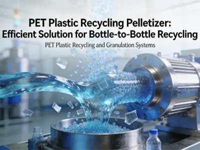 PET Plastic Recycling Pelletizer: Transforming Waste into Food-Contact Grade Pellets