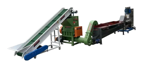PET Plastic Recycling and Washing Line