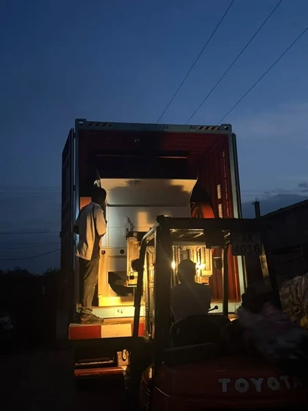 REHOBOTH Waste Plastic Cleaning and Granulation Recycling System Loading Site
