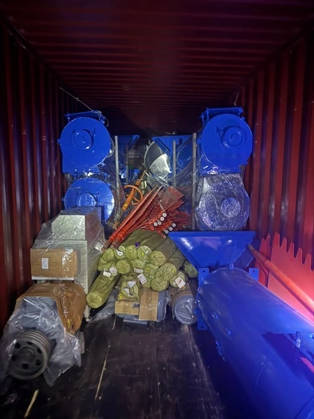 REHOBOTH Waste Plastic Cleaning and Granulation Recycling System Loading Site