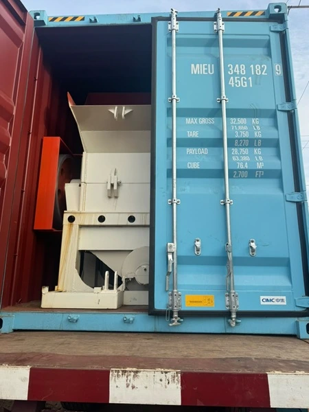REHOBOTH Waste Plastic Cleaning and Granulation Recycling System Loading Site